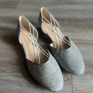 Silver Metallic Gunmetal Party Shoes